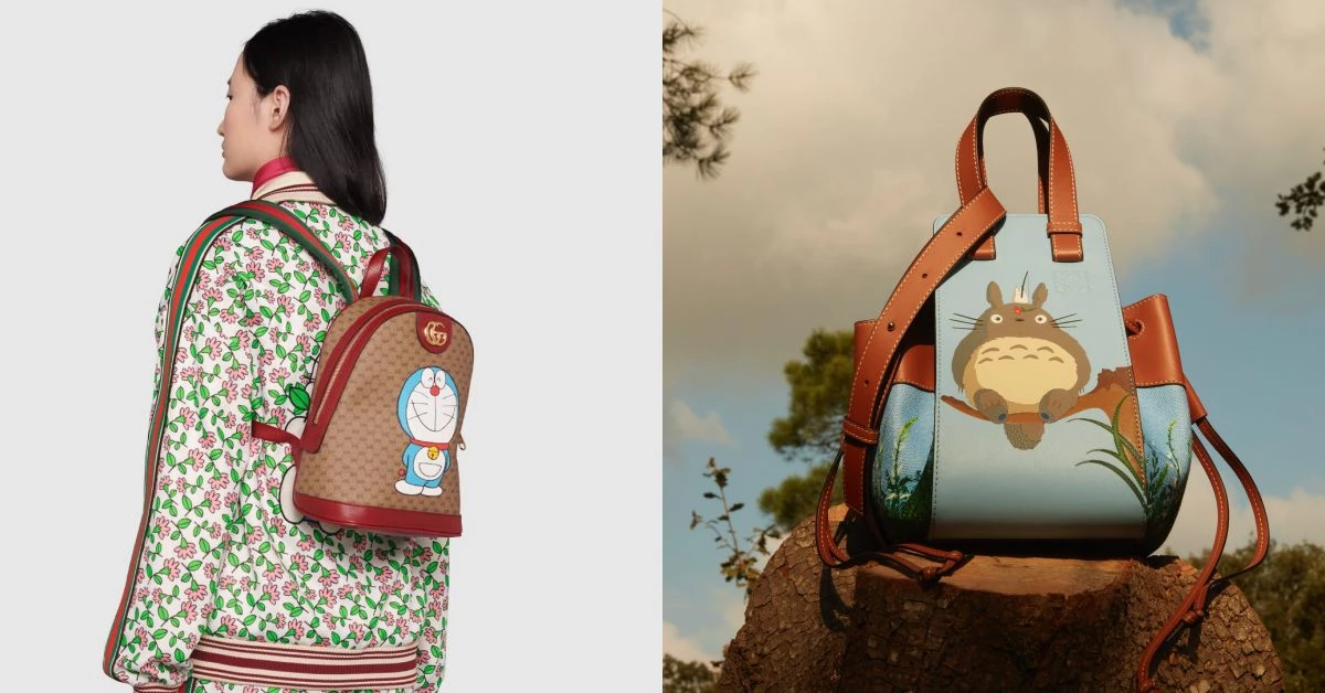 《龍貓》、《哆啦A夢》、《米老鼠》集體出走 !Gucci、Loewe到Coach靠「卡通包」繼續時髦2021年!