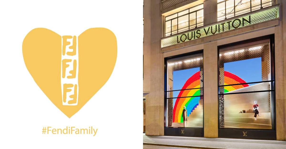 揮別疫情陰霾!Fendi、LV推出「老佛爺愛心」及彩虹櫥窗,帶領時尚品牌走出陰暗期!