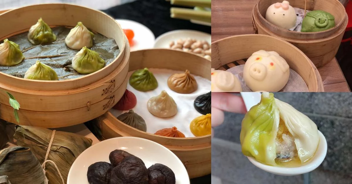 IG打卡名店推免費新菜搶客！「樂天皇朝」8色小籠包變肉粽、「點點心」小豬奶皇升級變烏龜！