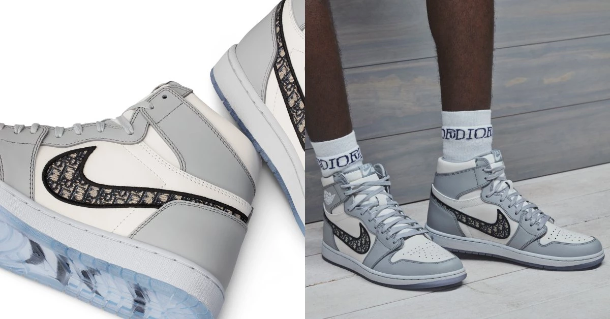 販售時間公開!Dior未開賣就被問翻的聯名Air Jordan 1,老花勾勾太燒了!