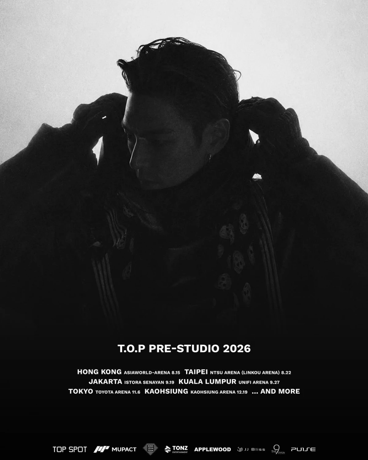 值得一提的是，前成員 T.O.P 也在今年以首張個人專輯《TOP SPOT – ANOTHER DIMENSION》回歸樂壇，同步展開「T.O.P PRE-STUDIO 2026」巡演活動，並訂定將於 8 月 22 日、23 日在登陸林口體育館開唱。