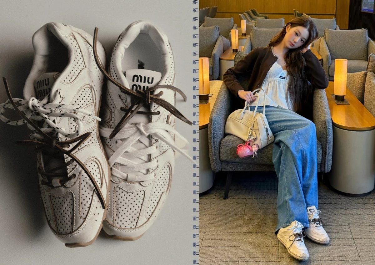 張員瑛同款「芭蕾舞鞋」推薦7:Miu Miu x New Balance