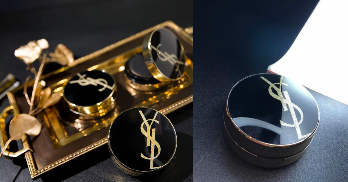 每一次補妝,都很值得炫耀!YSL黑金氣墊推出經典LOGO限量版,拿出來就是時尚!