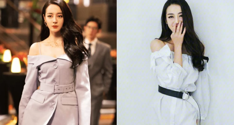 迪麗熱巴亦經常選穿及膝長版襯衫式洋裝,不僅能巧妙修飾腿部線條,還能在視覺上拉長身高比例,營造輕盈挺拔的效果。