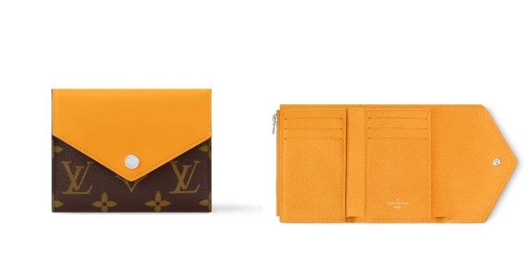 這款 Louis Vuitton Victorine 錢包,以品牌經典 Monogram 帆布製成,加上亮眼土黃色翻蓋,經典設計結合一點變化,,讓你換上新皮夾的同時,也為財運注入穩定持久的能量。
