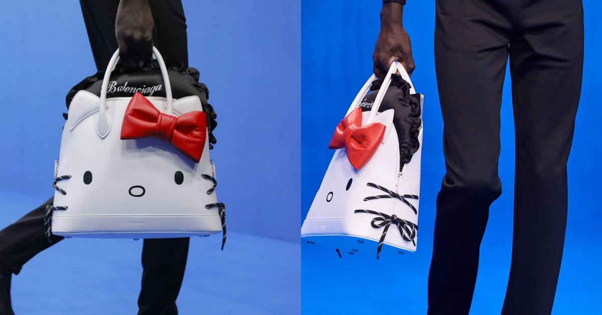 Hello Kitty登上時裝周?!Balenciaga時裝周推出超可愛包款!