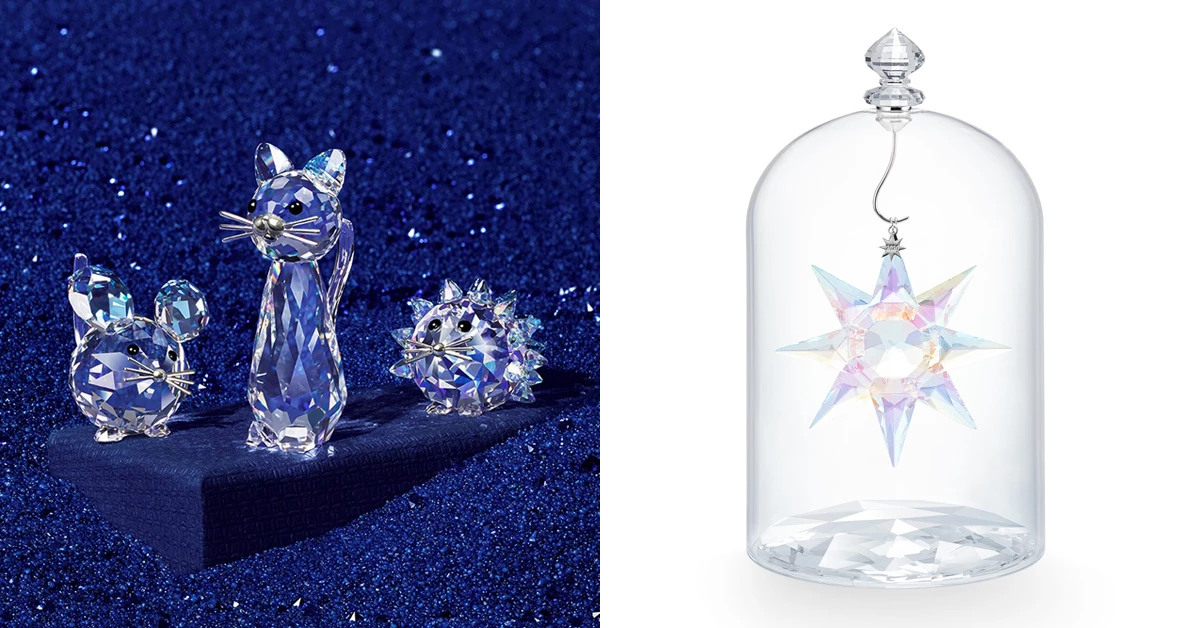 這隻小老鼠大有來頭!Swarovski 125週年推出可愛動物系列,刺蝟、貓咪等萌度破錶