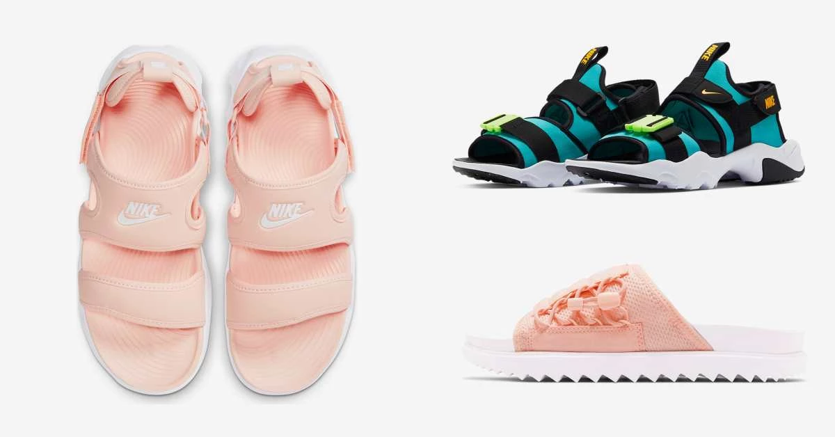 Nike珊瑚粉、湖水綠系列涼鞋真的太夢幻!厚底增高設計好穿還能擁有大長腿!