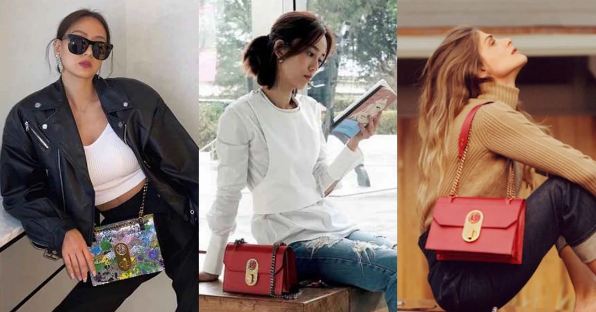 不只會做紅底鞋,Christian Louboutin的金釦包同樣圈粉!孫芸芸、陳庭妮都愛上