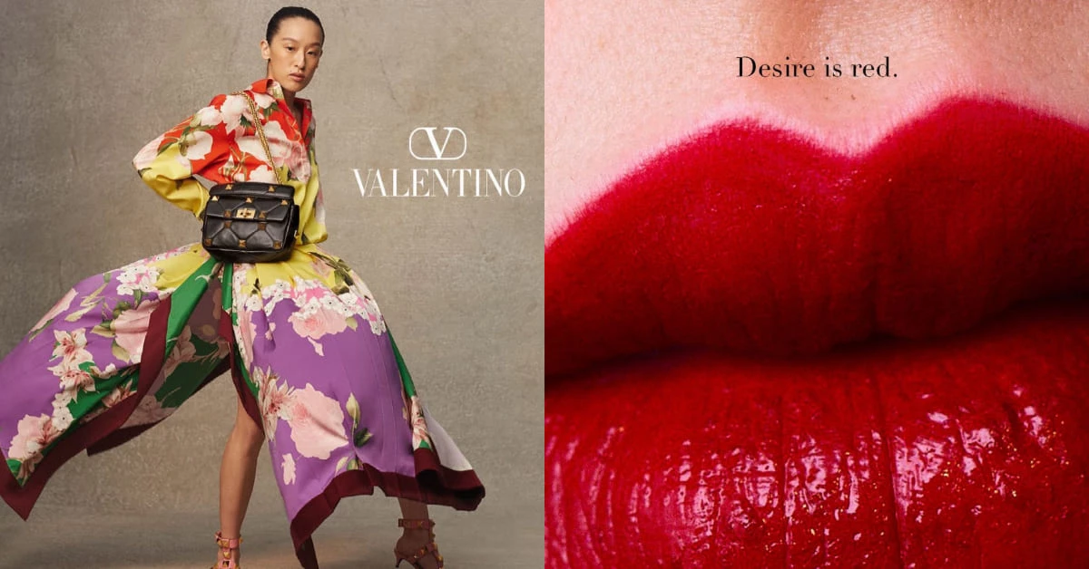 Hermes美妝之後又一時尚品牌加入戰場!紅毯第一品牌Valentino攜手法國萊雅 ,14款彩妝未曝光已轟動