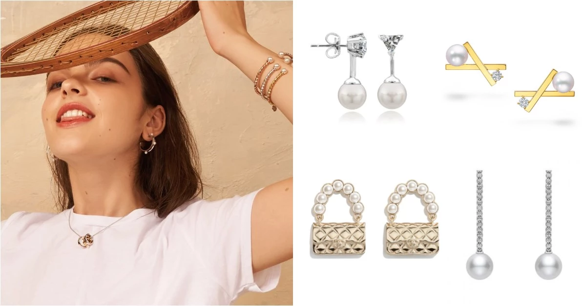 2021年春夏「珍珠耳環」最美Top10,Chanel、Celine、Gucci...經典款10年不敗!