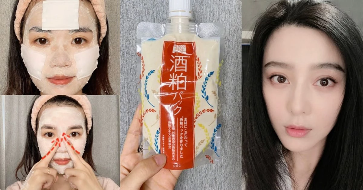 范冰冰素顏也不怕!親自示範酒粕面膜怎麼用,原來清洗前要加上「這個」步驟