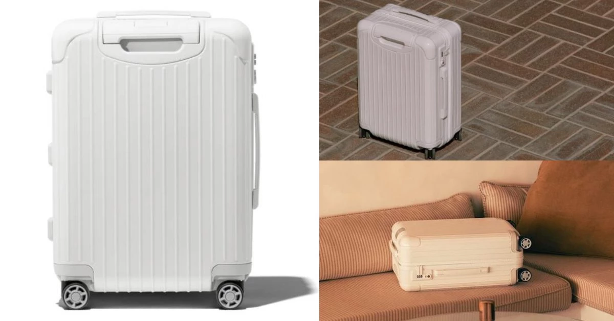 Rimowa純白配色行李箱美到沒朋友!推薦簡約控一定要擁有