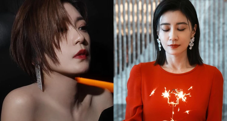 賈靜雯也特別偏好造型感強烈的耳環,透過線條、結構或不對稱等富有變化性的設計,為整體造型注入亮點。