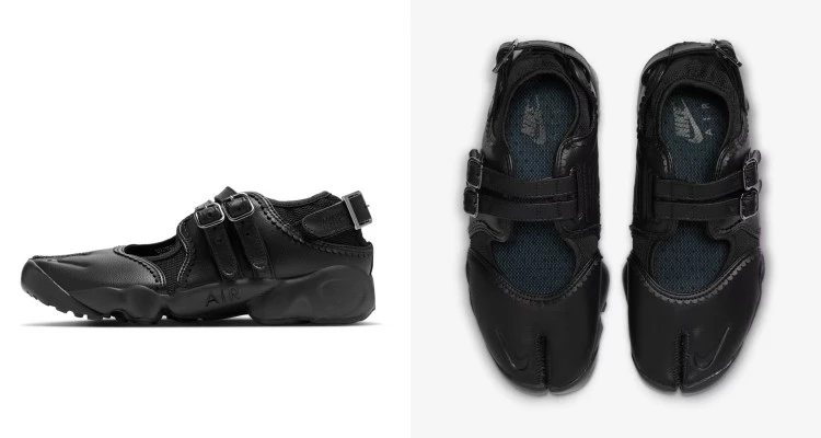 Nike Air Rift Breathe承襲1996年經典分趾造型,以獨特的「裸足感」重新定義運動鞋美學。