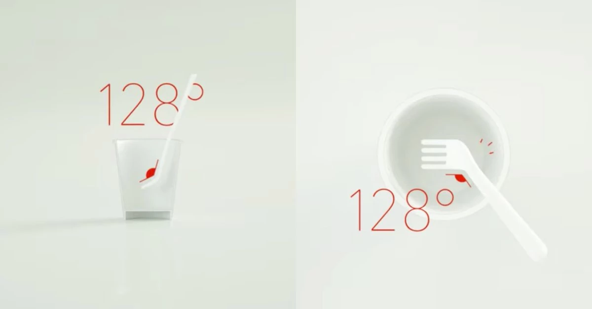 地表最強杯麵專用叉!日清食品xNedo研發128度彎曲叉子,外國人吃麵再也不會掉滿地