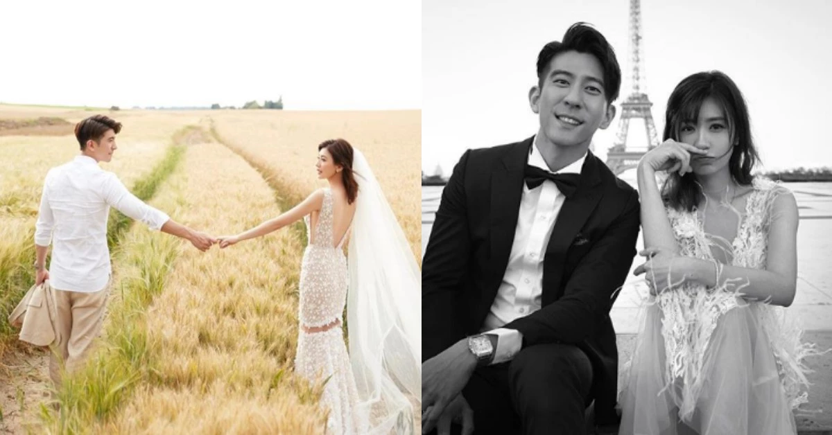 賈靜雯、修杰楷婚紗照曝光!在巴黎鐵塔下見證甜蜜愛情