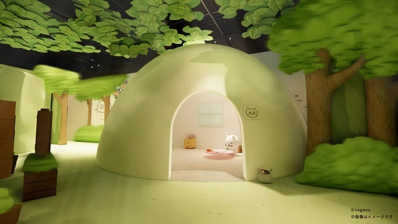 吉伊卡哇樂園的吉伊卡哇的家,在吉伊卡哇的小屋裡擺滿著角色的生活用品,像迷你餐桌、床鋪、櫃子,全都等比例還原,大家可以抱著吉伊卡哇一起互動,絕對是園區必拍的打卡熱點。