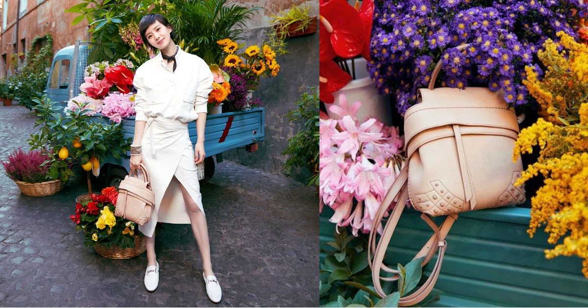 母親節的孝親系穿搭,劉詩詩用TOD'S鞋包展現好女兒的時髦Look!