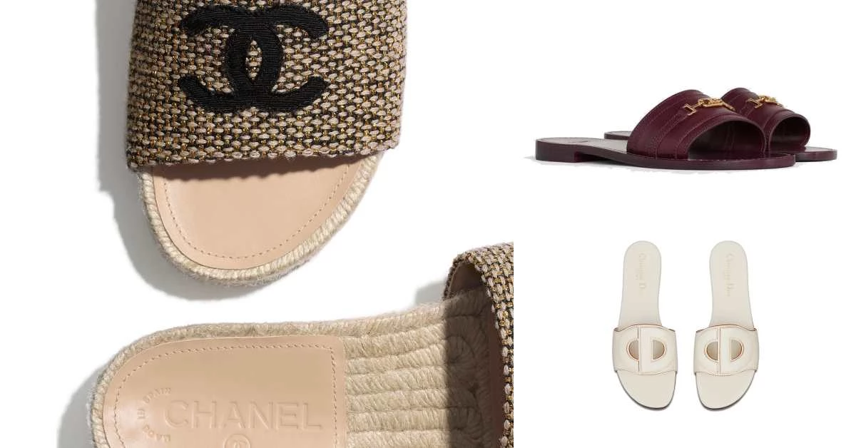2020拖鞋一定要有大Logo!Chanel、Celine到Dior都狂推,搭配洋裝、短褲、西裝都很合理!