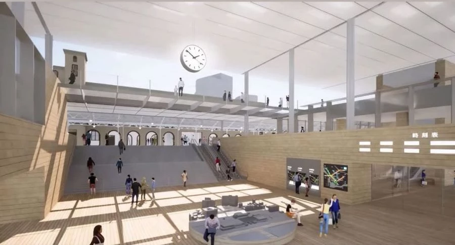 另一個亮點是,台南新車站在改建之餘,也將打造三座車站商業大樓,包括:轉運站商業大樓(轉乘客運、捷運)、車站北口商業大樓(地下台鐵月台)、車站南棟商業大樓(地下台鐵月台)。三棟建物將透過二樓的空中觀景廊道串連,形塑優美的天際線。不僅作為車站使用,也提供休憩與購物的商業機能。
