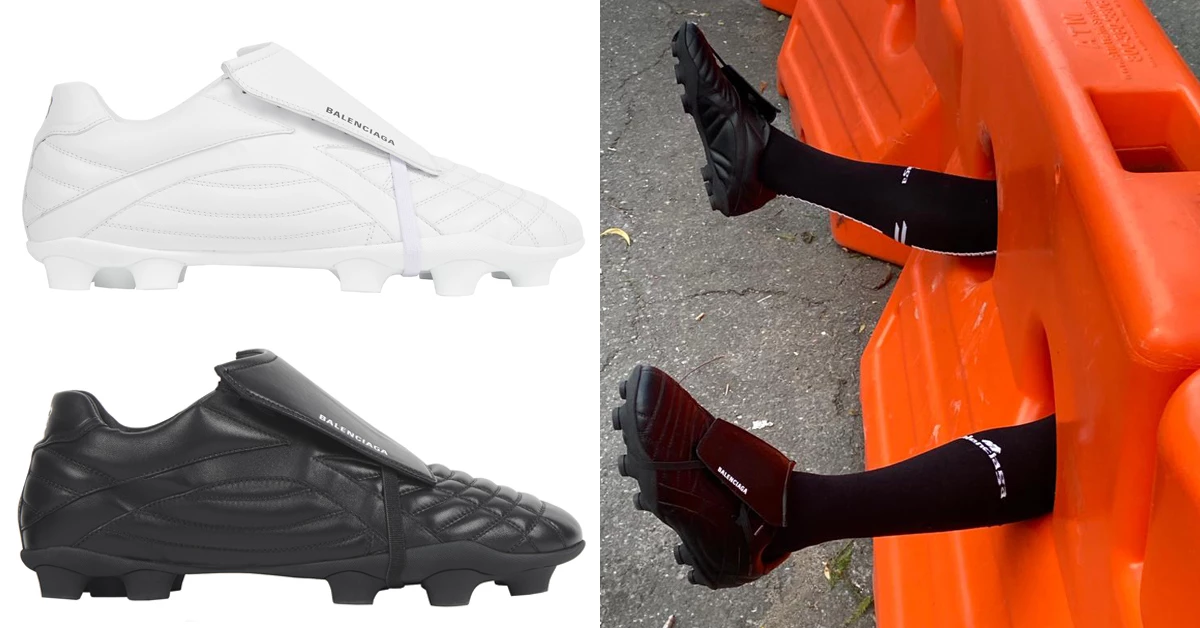老爹鞋始祖再推話題鞋款!Balenciaga「足球鞋」秋冬絕對大賣,穿去踢足球太浪費啦!