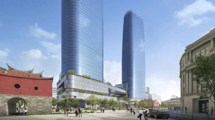 坐落於台北車站旁的「台北雙星(Taipei Twins)」,將成為全新城市地標。該案位於台北市中正區,由雙棟摩天大樓及複合商業設施組成,包括 C1、D1 兩棟大樓,樓高分別為 53 層(約 280 公尺)與 70 層(約 360 公尺)。整體規劃打造國際級複合式購物地標,結合「頂級精品」與「一站式體驗」的商業空間。預計於 2027 年底完工,屆時將成為全台第二高樓,僅次於台北 101,並以「六鐵共構」的交通優勢串聯高鐵、台鐵、捷運與機場捷運,成為台北最重要的交通與商業樞紐之一。