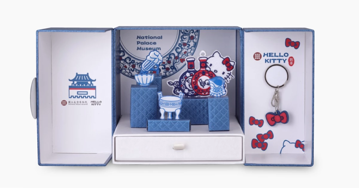 故宮、Hello Kitty跨界聯名推出「刺繡一卡通」,4款高質感組合絕對要收藏!