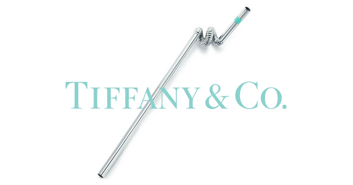 珠寶大王也實踐減塑！這款有著TIFFANY藍色裝飾的「環保吸管」，你買單嗎？