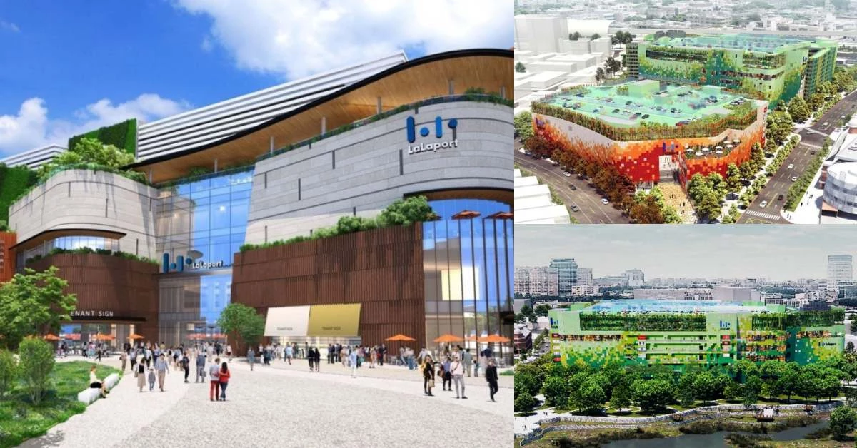 台中三井「LaLaport」2023年將登場,台中火車站6分鐘路程,公園綠地 + 270家店一天哪逛得完?!