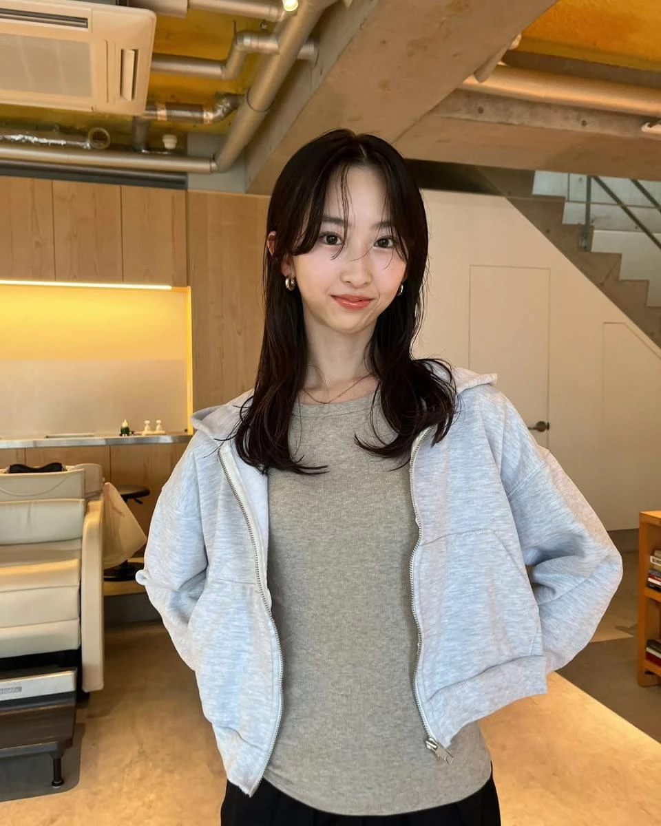 長髮燙髮造型14：髮尾c字捲