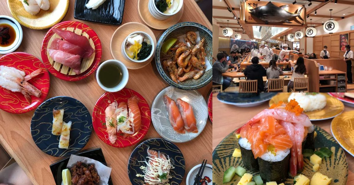 北車美食再+1!超夯迴轉壽司《合點壽司》京站也能吃到!超鮮美甜蝦、鮭魚壽司新鮮現做