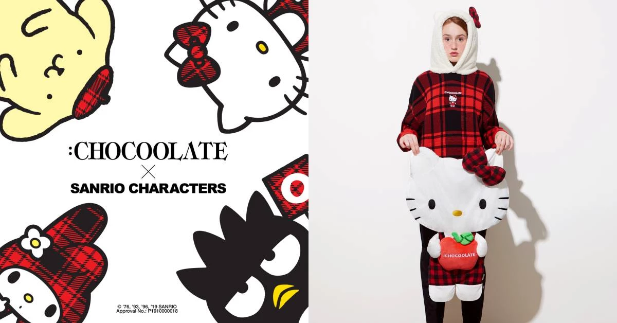 Hello Kitty迷必收!:CHOCOOLATE聯名少女連帽外套,萌爆毛毯竟免費送?