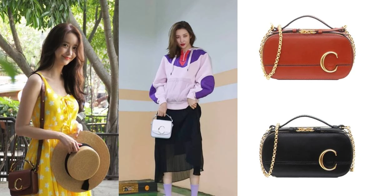 Chloé的C字包推相機包!連潤娥、宣美都搶揹,C字包全新款式還有可愛焦糖色
