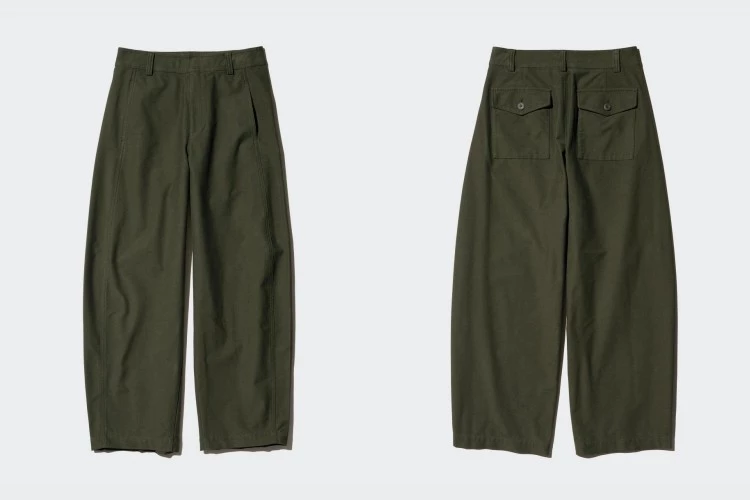 Uniqlo繭型褲，（商品編號：483722、475344｜商品售價：NTD1,290）。