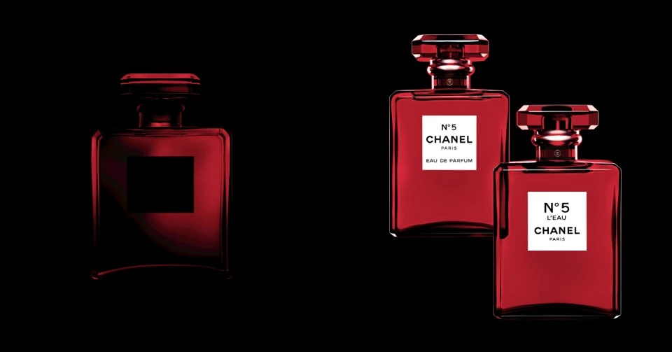 這個紅好美!香奈兒經典香穿上「摩登紅」迎聖誕佳節!CHANEL推出 N°5 紅色限定版