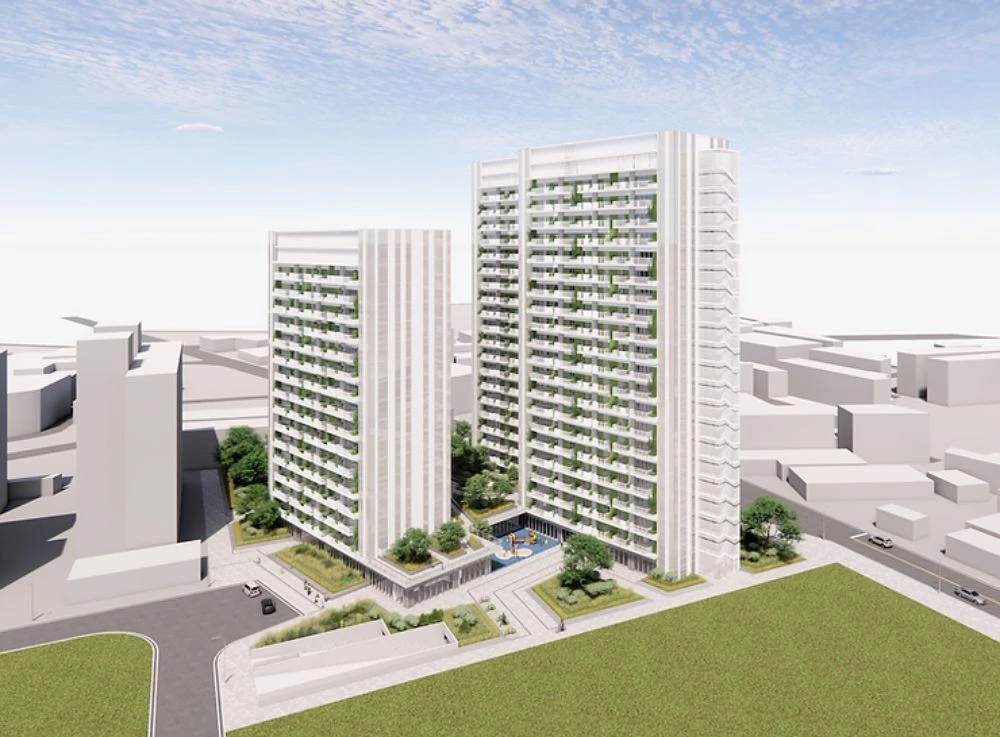 中雅安居坐落於新竹市北區延平路一段與經國路二段交叉口，鄰近千坪凌雲公園，離台一線、公道三路及東西向快速道路，僅 10 分鐘車程，同時，周邊有市立棒球場、竹光國中、西門國小、客雅溪、公園綠帶林立，交通及生活機能完善。