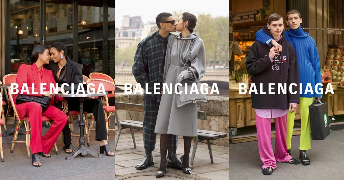 七夕情侶裝穿搭完美示範!Balenciaga秋冬形象照教你怎麼低調放閃