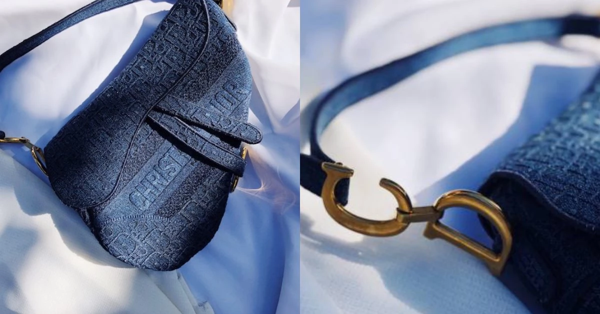 Dior馬鞍包、托特包新款全換上牛仔布!Logo配立體刺繡,不想撞包就買它