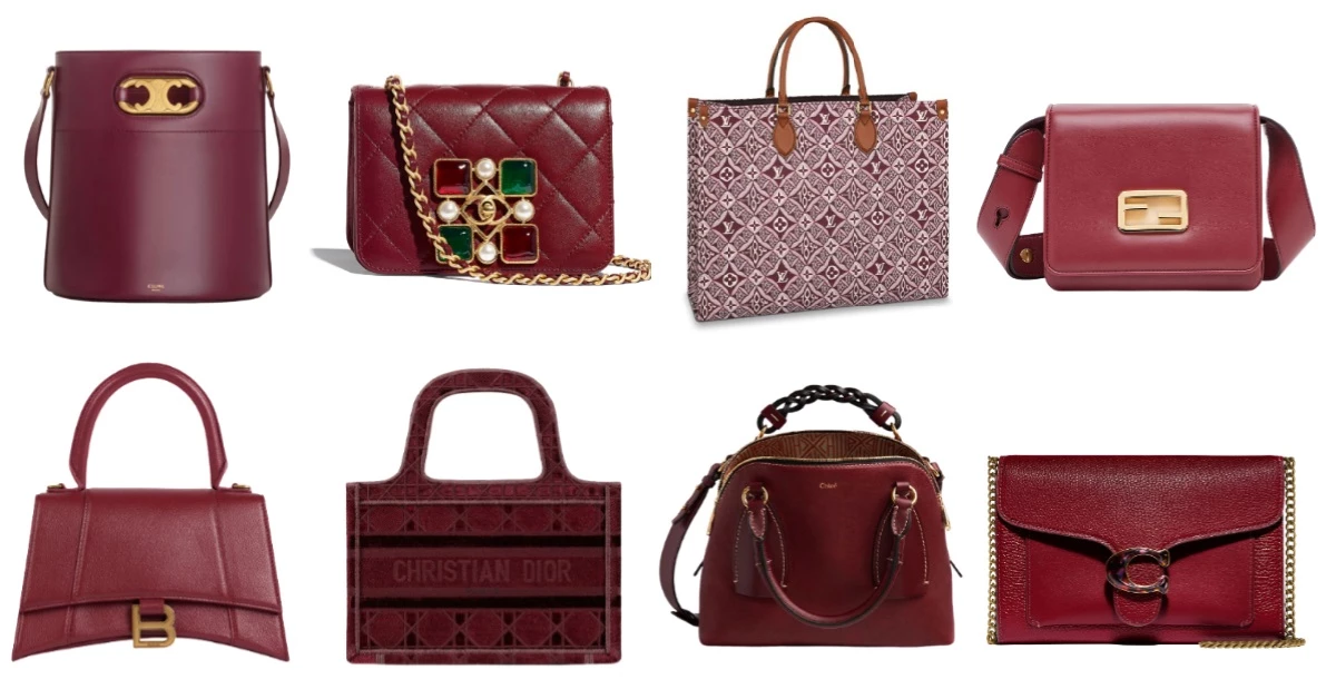 2020秋冬包包流行"酒红色"!Chanel、Celine、Dior..10款不過時「酒红包」