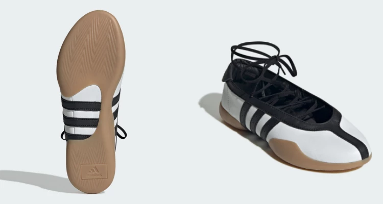 Adidas將跆拳道這一國民運動的精神,以設計語彙巧妙轉化、融入進甜美又優雅的芭蕾舞鞋線條。