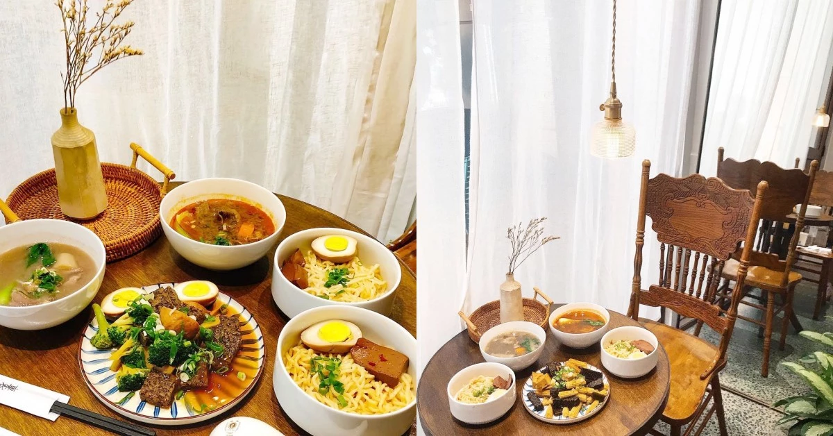 高雄也有「最美麵店」!小吃攤大變身,在這4間文青裝潢吃傳統麵超有風味