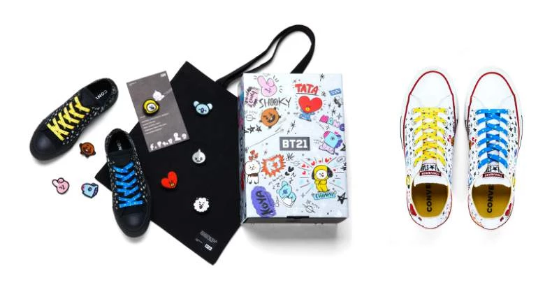 阿米們請注意!先別存錢了,Converse X BT21 超強鞋款限量上市