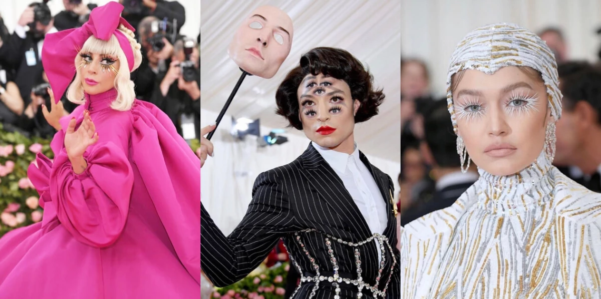 女神卡卡的眼妝會扎人!2019時尚奧斯卡Met Gala浮誇妝容無極限
