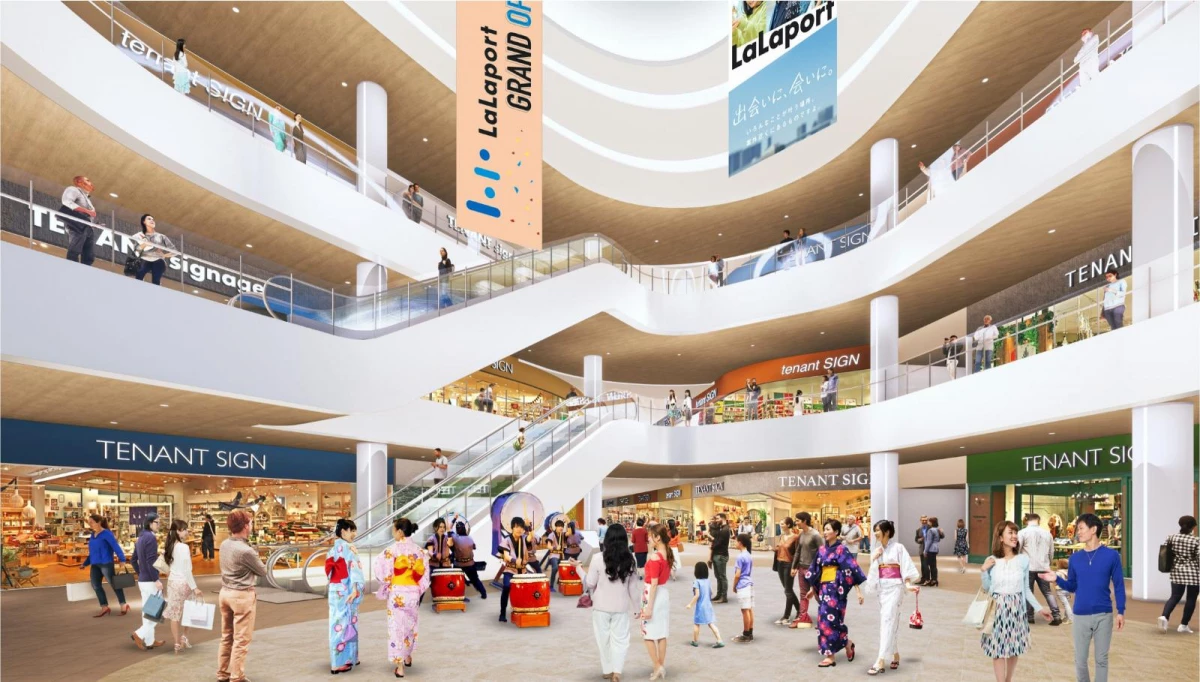 全台最大 Mitsui Shopping Park LaLaport 將於高雄鳳山登場,基地坐落於國際級地標「衛武營國家藝術文化中心」旁。商場以 URBAN GREEN NEST(城市綠色巢穴) 為主題,透過大片綠意植栽與多元品牌進駐,打造全新型態的商場地標。預計於 2026 年第三季開幕,開幕後將成為高雄第二大購物中心,規模超越義大世界購物廣場與 SKM Park Outlets 高雄草衙,僅次於高雄夢時代購物中心。