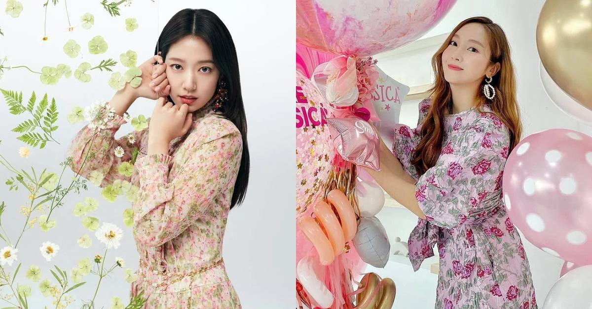 碎花洋裝穿搭掌握4招!Jessica、朴信惠、Rosé...完美示範,OL穿去辦公室也OK