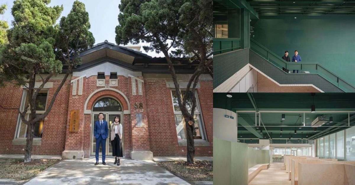 新竹圖書館「龍山分館」被森林環繞、「青少年館」70年紅磚老宅改建,躺著看書很OK!