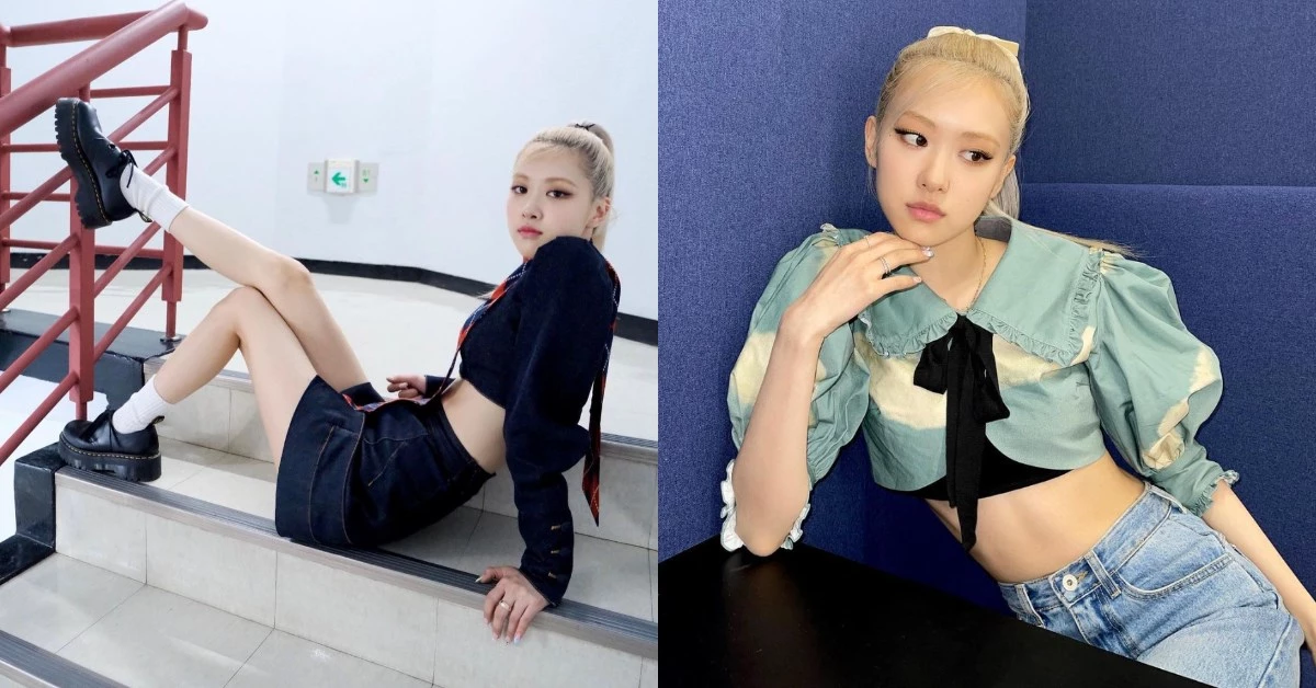 短版上衣穿搭掌握4招!馬甲線、螞蟻腰....BLACKPINK Rosé女孩女人之間完美轉換