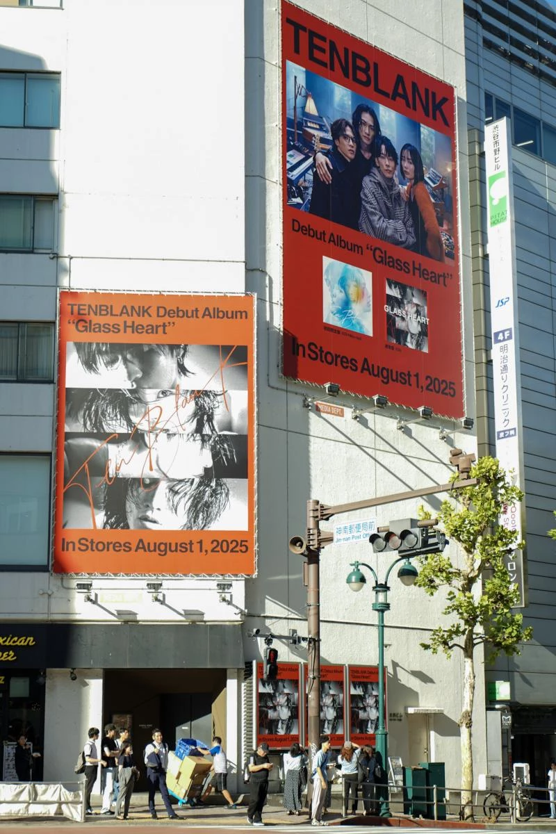 《玻璃之心》在唱片行「Tower Records」澀谷店打造大型專區