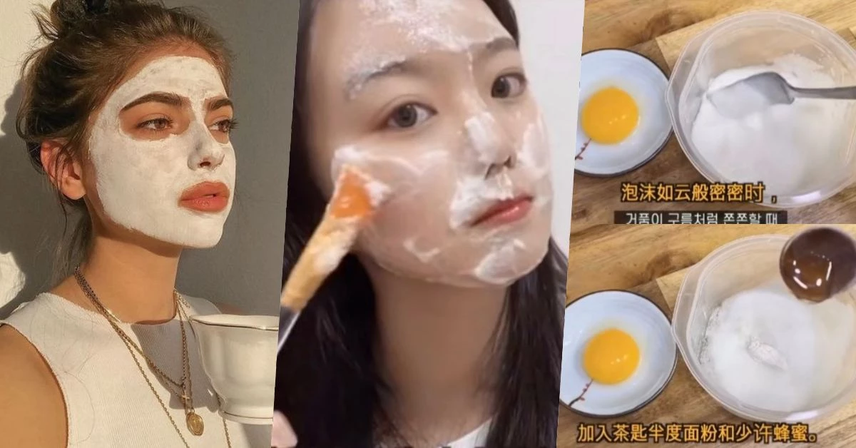蛋白也能縮毛孔?韓國超夯「DIY雞蛋面膜」,只要10分鐘月球表面也能剷平